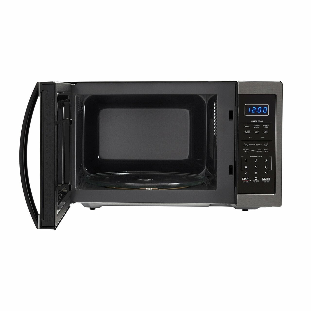 Sharp SMC1452CH 1.4 Cu. Ft. 1100W Sharp Black Stainless Steel Countertop Microwave Oven