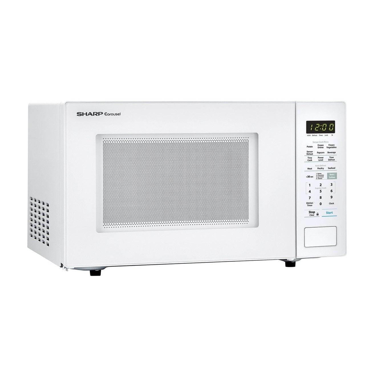 Sharp SMC1441CW 1.4 Cu. Ft. 1000W Sharp White Countertop Microwave Oven