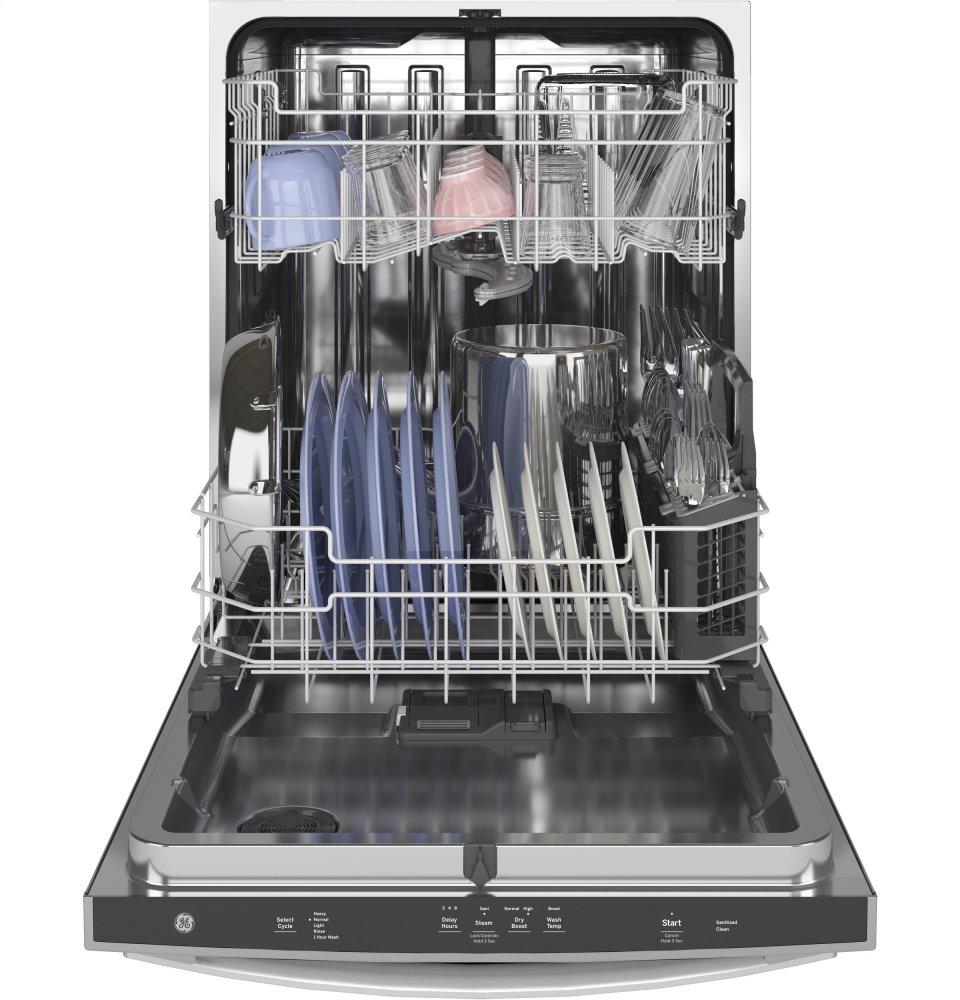 Ge Appliances GDT565SSNSS Ge® Top Control With Stainless Steel Interior Dishwasher With Sanitize Cycle & Dry Boost With Fan Assist