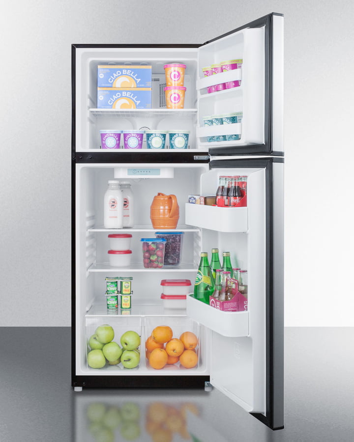 Summit FF1073SS 24" Wide Top Mount Refrigerator-Freezer