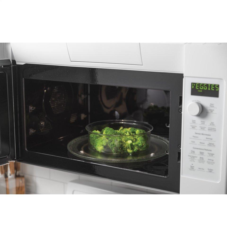 Ge Appliances PVM9179DKWW Ge Profile&#8482; 1.7 Cu. Ft. Convection Over-The-Range Microwave Oven