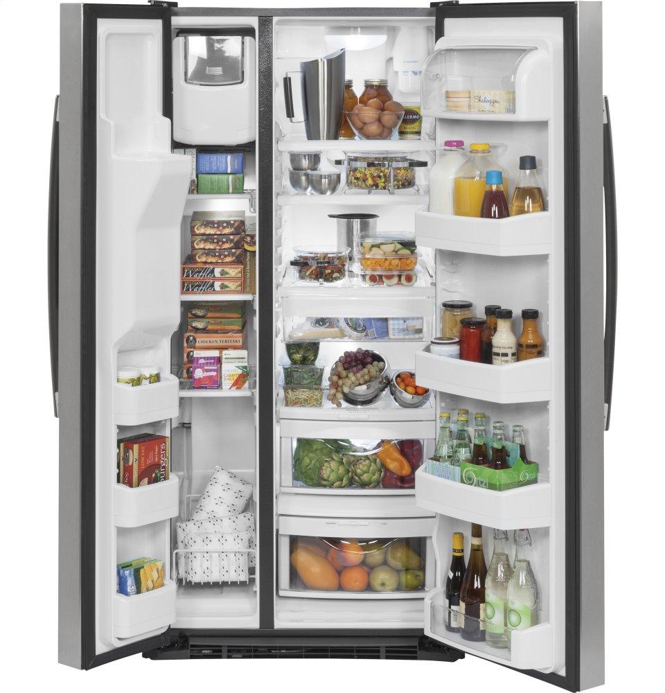 Ge Appliances GSS23GSKSS Ge® 23.2 Cu. Ft. Side-By-Side Refrigerator