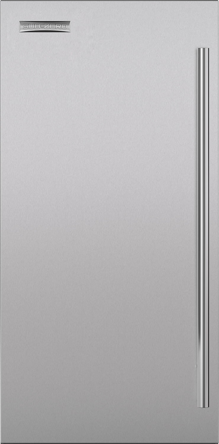 Sub-Zero 7030432 18" Stainless Door Panel With Tubular Handle