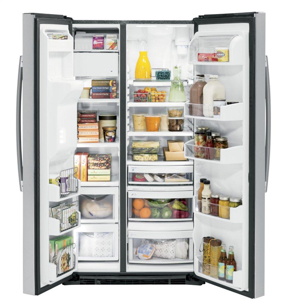 Ge Appliances PZS22MSKSS Ge Profile&#8482; Series 21.9 Cu. Ft. Counter-Depth Side-By-Side Refrigerator