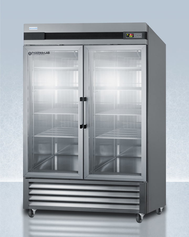 Summit ARG49ML Performance Series Pharma-Lab 49 Cu.Ft. All-Refrigerator In Stainless Steel With Glass Doors