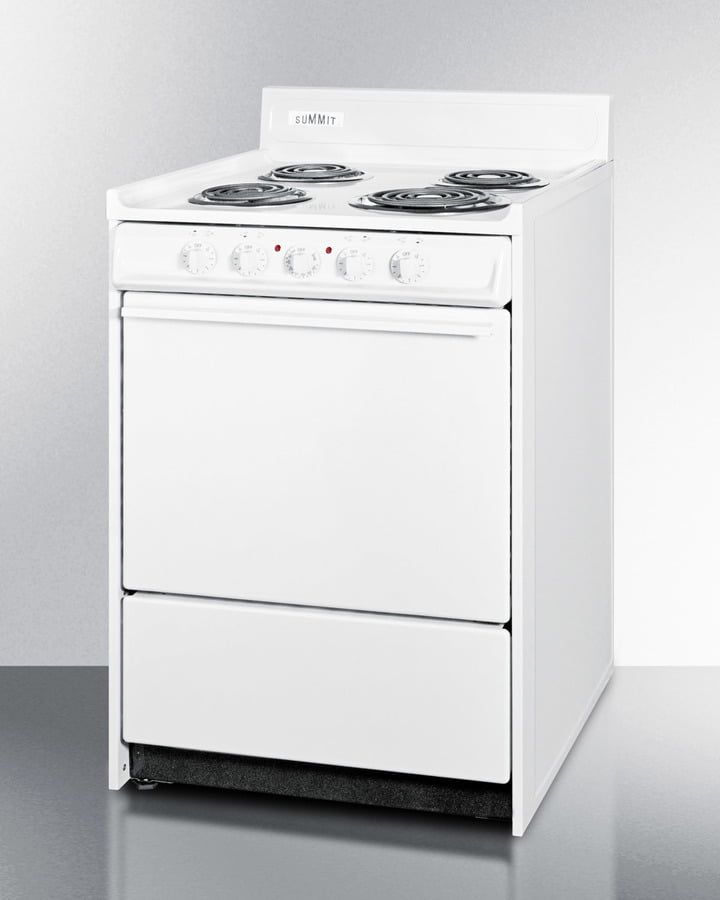 Summit WEM610 24" Wide Electric Coil Top Range