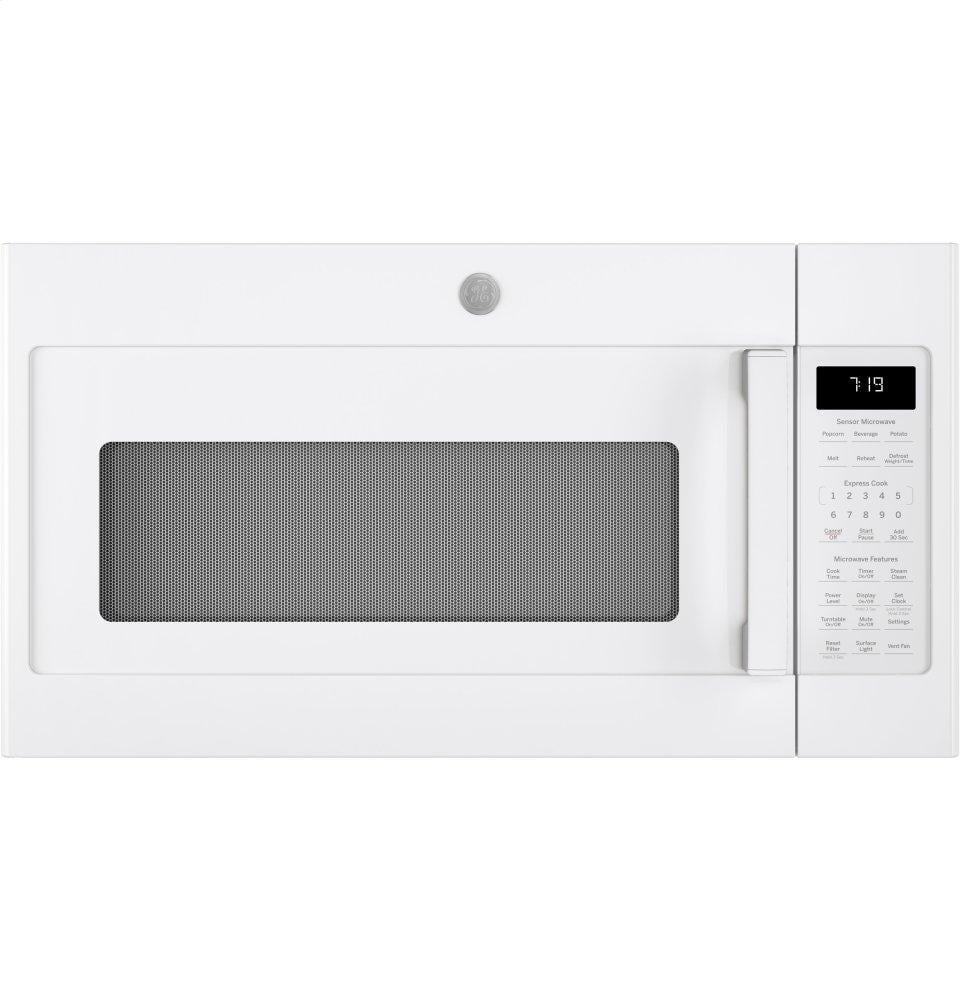 Ge Appliances JNM7196DKWW Ge® 1.9 Cu. Ft. Over-The-Range Sensor Microwave Oven With Recirculating Venting