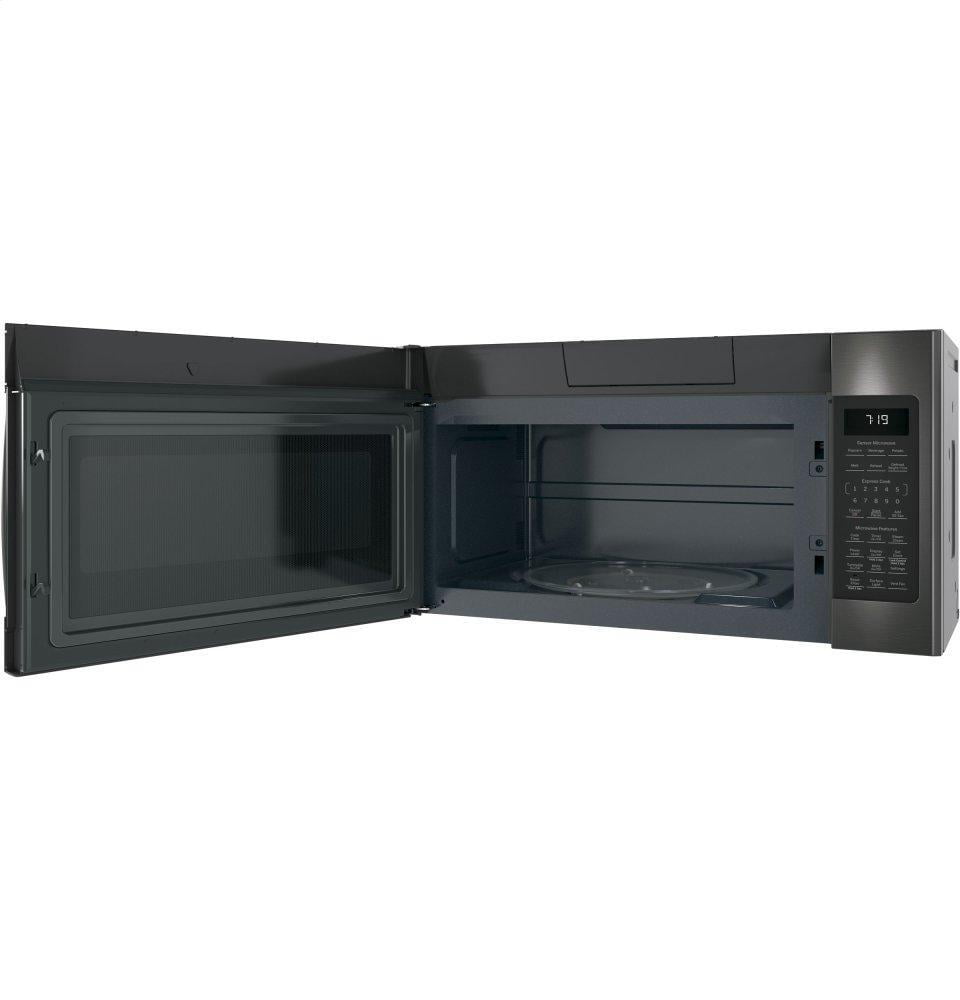 Ge Appliances JNM7196BLTS Ge® 1.9 Cu. Ft. Over-The-Range Sensor Microwave Oven With Recirculating Venting