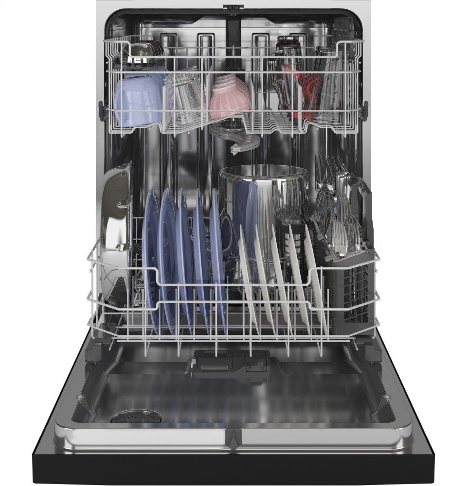 Ge Appliances GDF645SGNBB Ge® Front Control With Stainless Steel Interior Dishwasher With Sanitize Cycle & Dry Boost