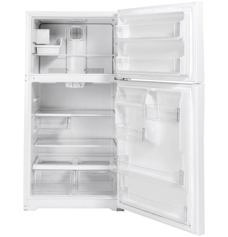 Ge Appliances GIE22JTNRWW Ge® Energy Star® 21.9 Cu. Ft. Top-Freezer Refrigerator