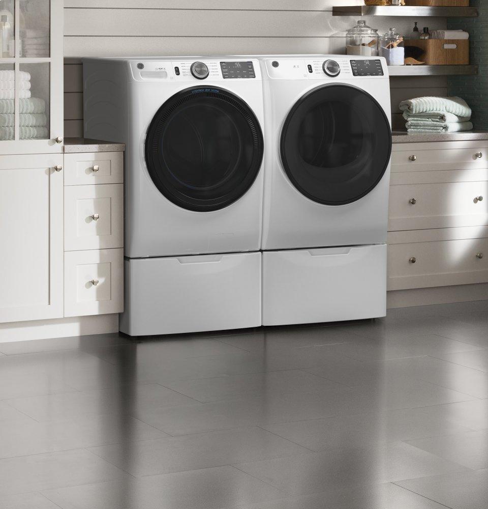 Ge Appliances GFD55GSSNWW Ge® 7.8 Cu. Ft. Capacity Smart Front Load Gas Dryer With Sanitize Cycle