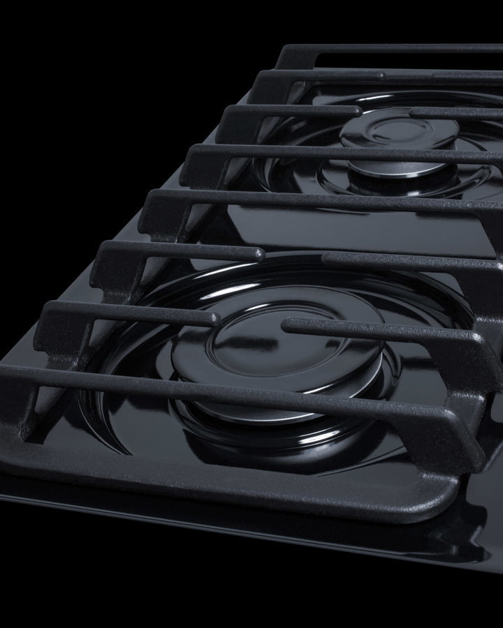 Summit TTL033S 24" Wide 4-Burner Gas Cooktop