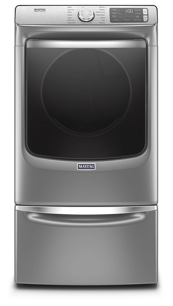 Maytag MGD8630HC Smart Front Load Gas Dryer With Extra Power And Advanced Moisture Sensing With Industry-Exclusive Extra Moisture Sensor - 7.3 Cu. Ft.