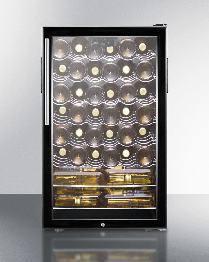 Summit SWC525LBI7HVADA 20" Wide Built-In Wine Cellar, Ada Compliant