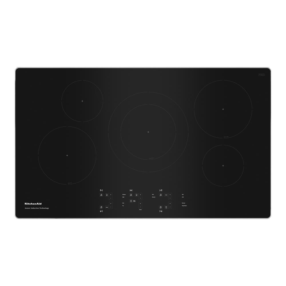 Kitchenaid KCIG556JSS 36-Inch 5-Element Sensor Induction Cooktop