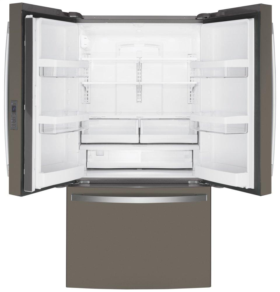 Ge Appliances GWE23GMNES Ge® Energy Star® 23.1 Cu. Ft. Counter-Depth French-Door Refrigerator