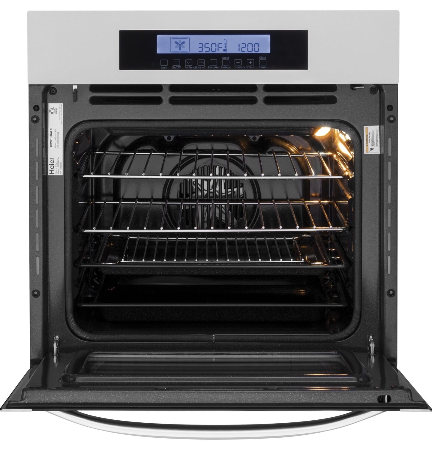 Haier HCW2360AES 24" Single 2.0 Cu. Ft.True European Convection Oven