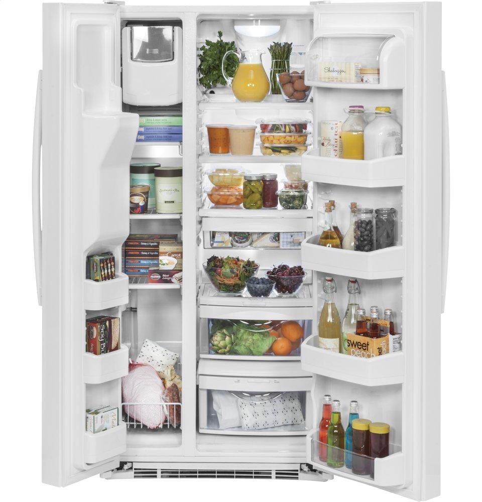 Ge Appliances GSS23GGKWW Ge® 23.2 Cu. Ft. Side-By-Side Refrigerator