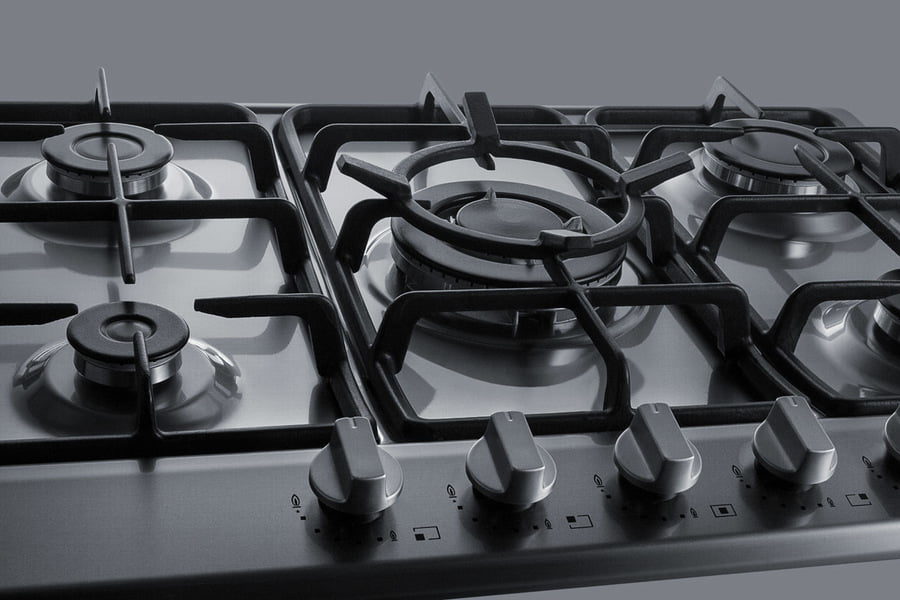 Summit GC527SS 27" Wide 5-Burner Gas Cooktop