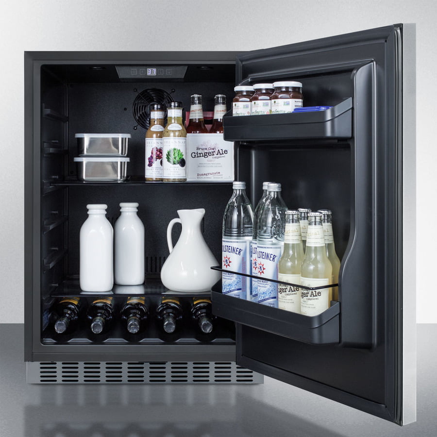 Summit CL67ROSB 24" Wide Built-In Outdoor All-Refrigerator