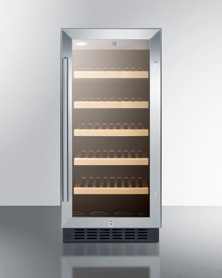 Summit ALWC15 15" Wide Built-In Wine Cellar, Ada Compliant