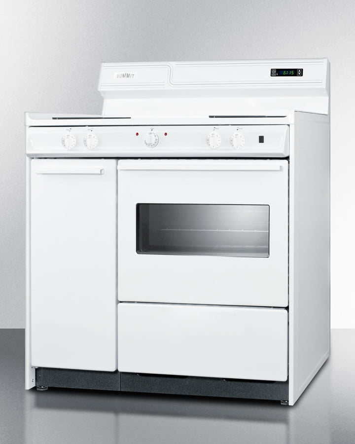 Summit WEM430KW 36" Wide Electric Coil Top Range