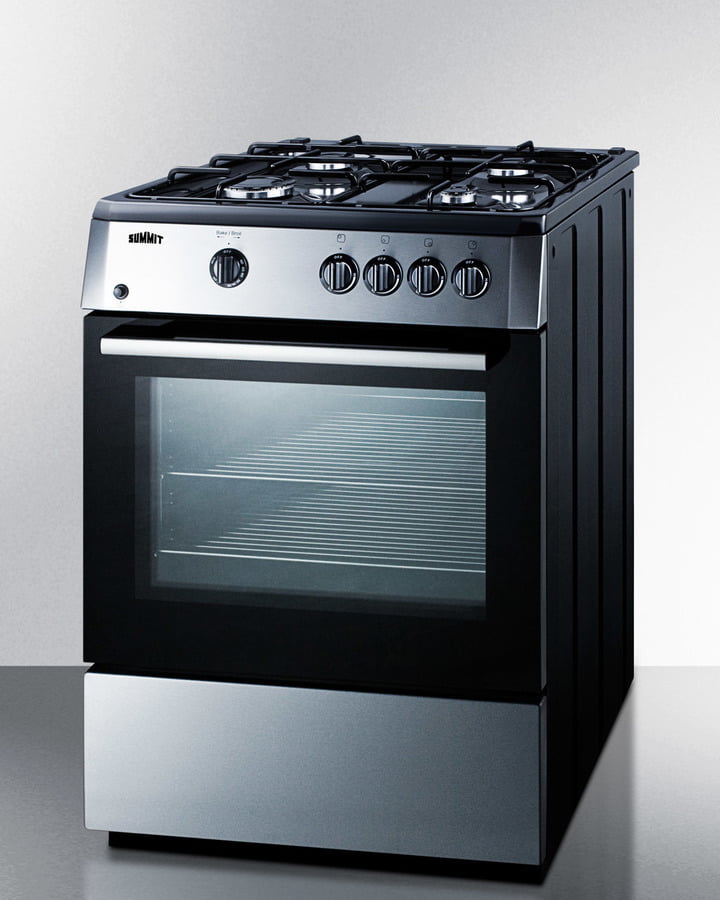 Summit PRO24G 24" Wide Gas Range