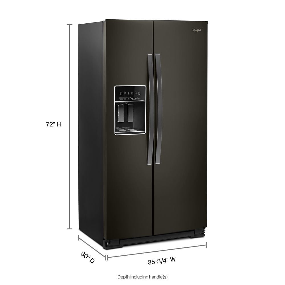 Whirlpool 23 store cubic foot refrigerator