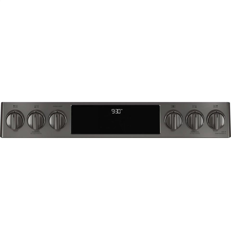 Ge Appliances PGS930BPTS Ge Profile&#8482; 30" Smart Slide-In Front-Control Gas Range With No Preheat Air Fry