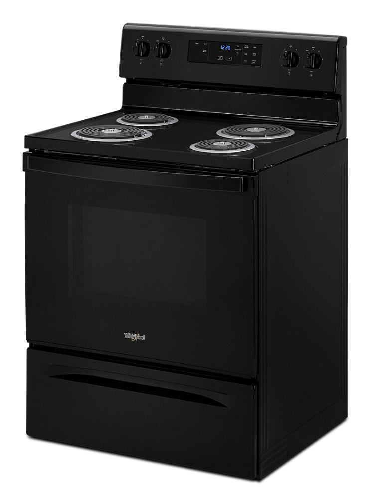 Whirlpool WFC150M0JB 4.8 Cu. Ft. Whirlpool® Electric Range With Keep Warm Setting