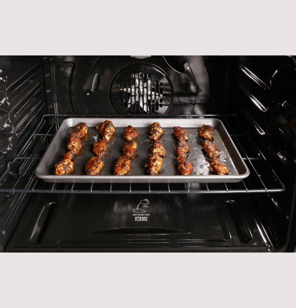 Ge Appliances PGB935YPFS Ge Profile&#8482; Smart 30" Free-Standing Self Clean Gas Fingerprint Resistant Range With No Preheat Air Fry