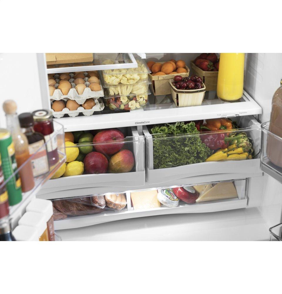 Ge Appliances PFD28KBLTS Ge Profile&#8482; Series 27.7 Cu. Ft. French-Door Refrigerator With Door In Door And Hands-Free Autofill