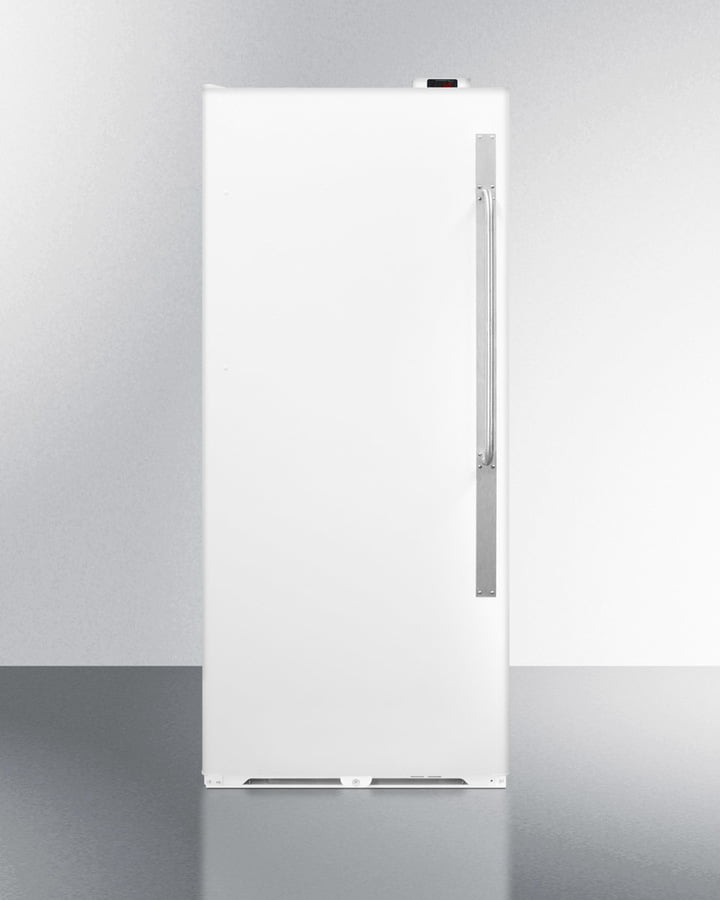 Summit SCUR20NCLHD Commercially Approved Frost-Free All-Refrigerator With Digital Thermostat, Lock, And Left Hand Door Swing