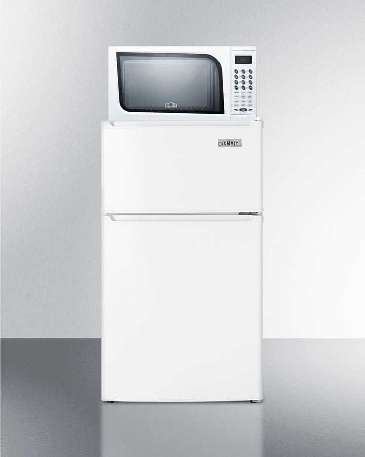 Summit MRF351W Microwave/Refrigerator-Freezer Combination