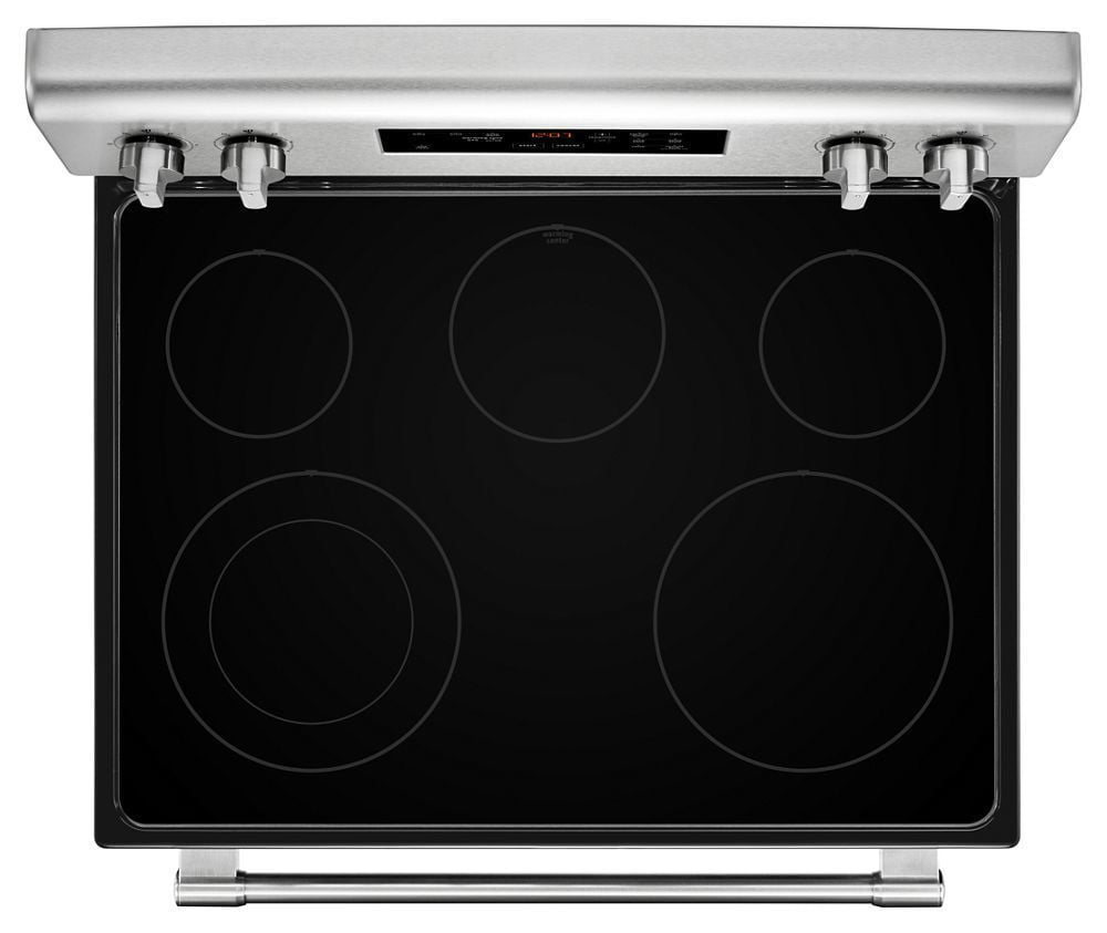 Maytag MER6600FZ 30-Inch Wide Electric Range With Shatter-Resistant Cooktop - 5.3 Cu. Ft.