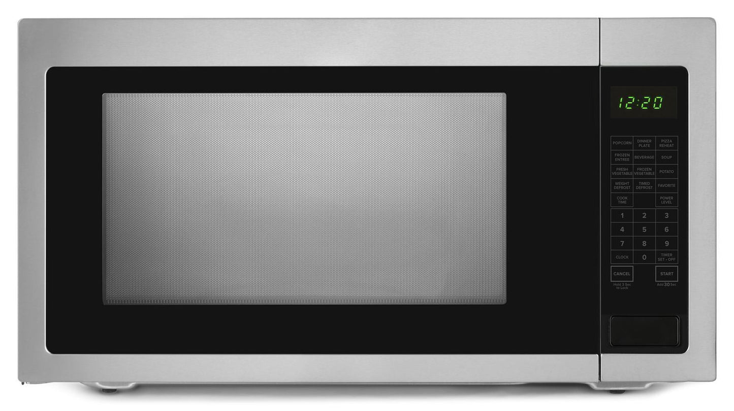 Amana AMC4322GS 2.2 Cu. Ft. Countertop Microwave With Add :30 Seconds Option Black-On-Stainless