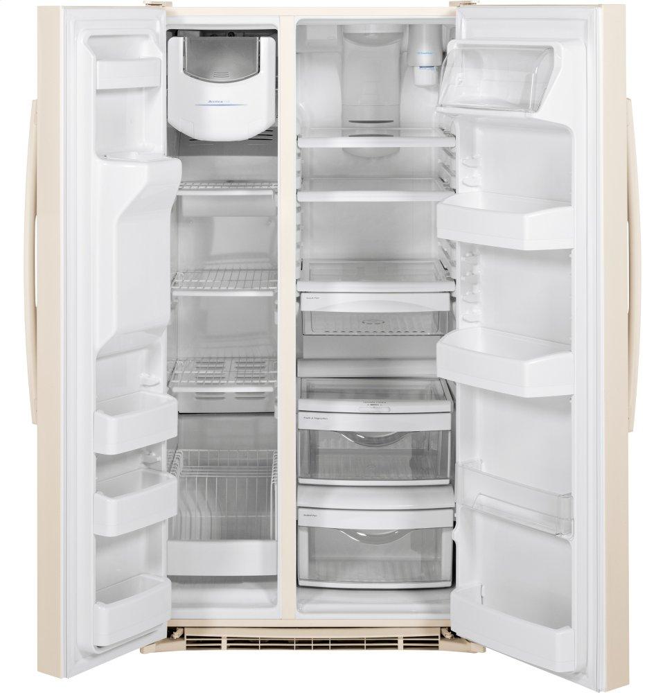 Ge Appliances GSE25GGHCC Ge® Energy Star® 25.3 Cu. Ft. Side-By-Side Refrigerator