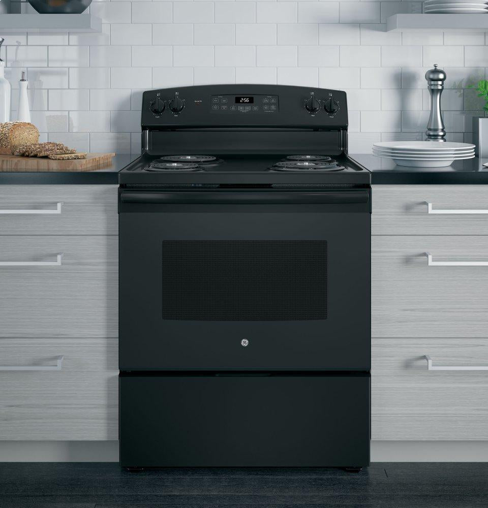 Ge Appliances JB256DMBB Ge® 30" Free-Standing Electric Range