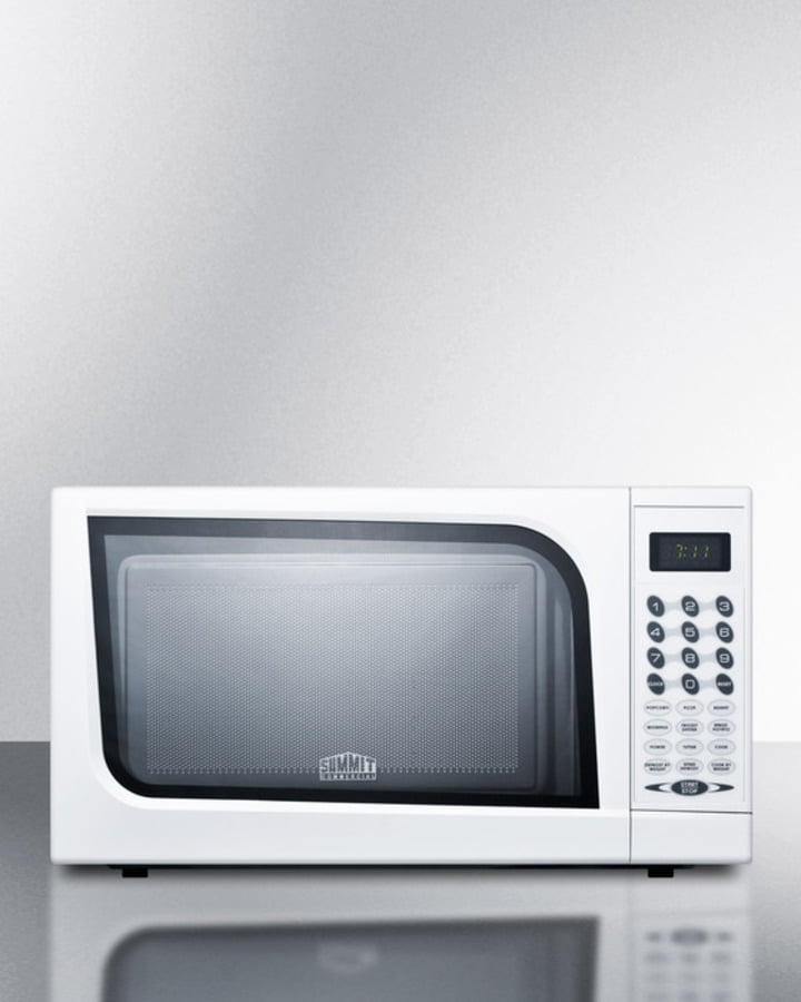 Summit SM901WH Mid-Sized Microwave Oven With A Fully White Finish; Replaces Sm900Wh