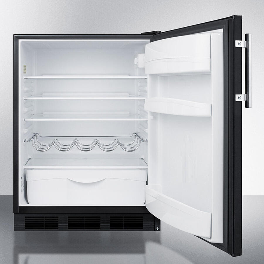 Summit FF63BK 24" Wide All-Refrigerator