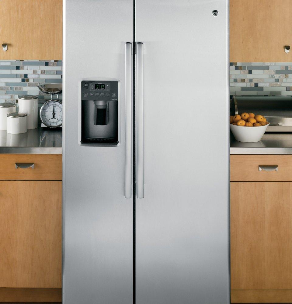 Ge Appliances GSE25GSHSS Ge® Energy Star® 25.3 Cu. Ft. Side-By-Side Refrigerator