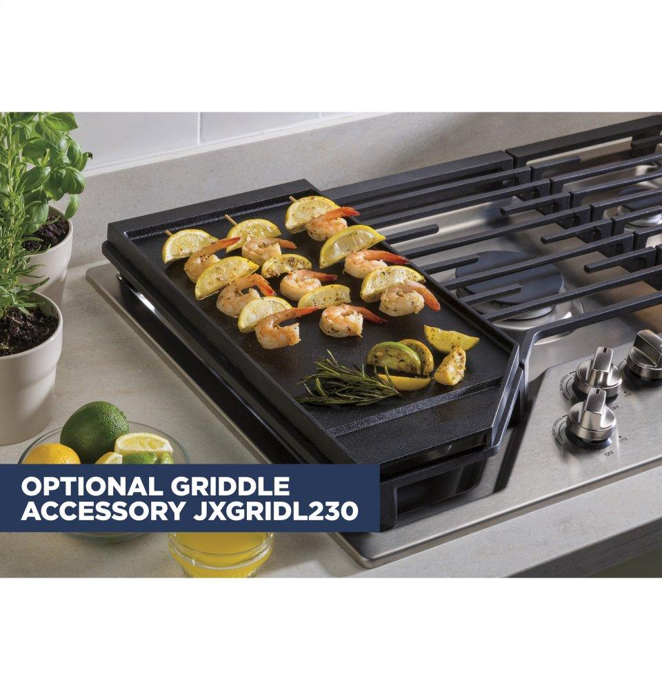 Ge Appliances JGP5030SLSS Ge® 30" Built-In Gas Cooktop With 5 Burners And Dishwasher Safe Grates