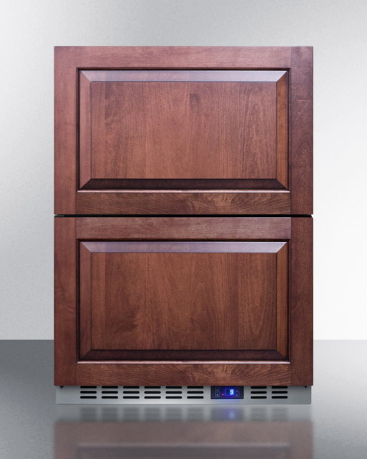 Summit CL2R248 24" Wide Built-In 2-Drawer All-Refrigerator