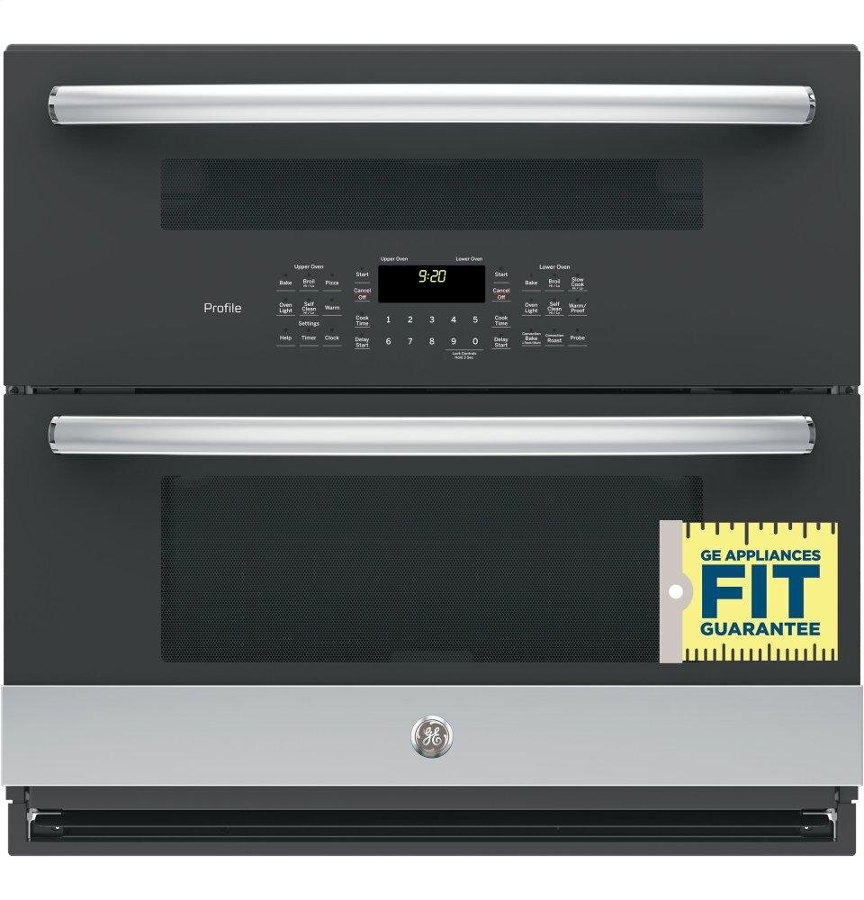 Ge Appliances PT9200SLSS Ge Profile&#8482; 30" Built-In Twin Flex Convection Wall Oven