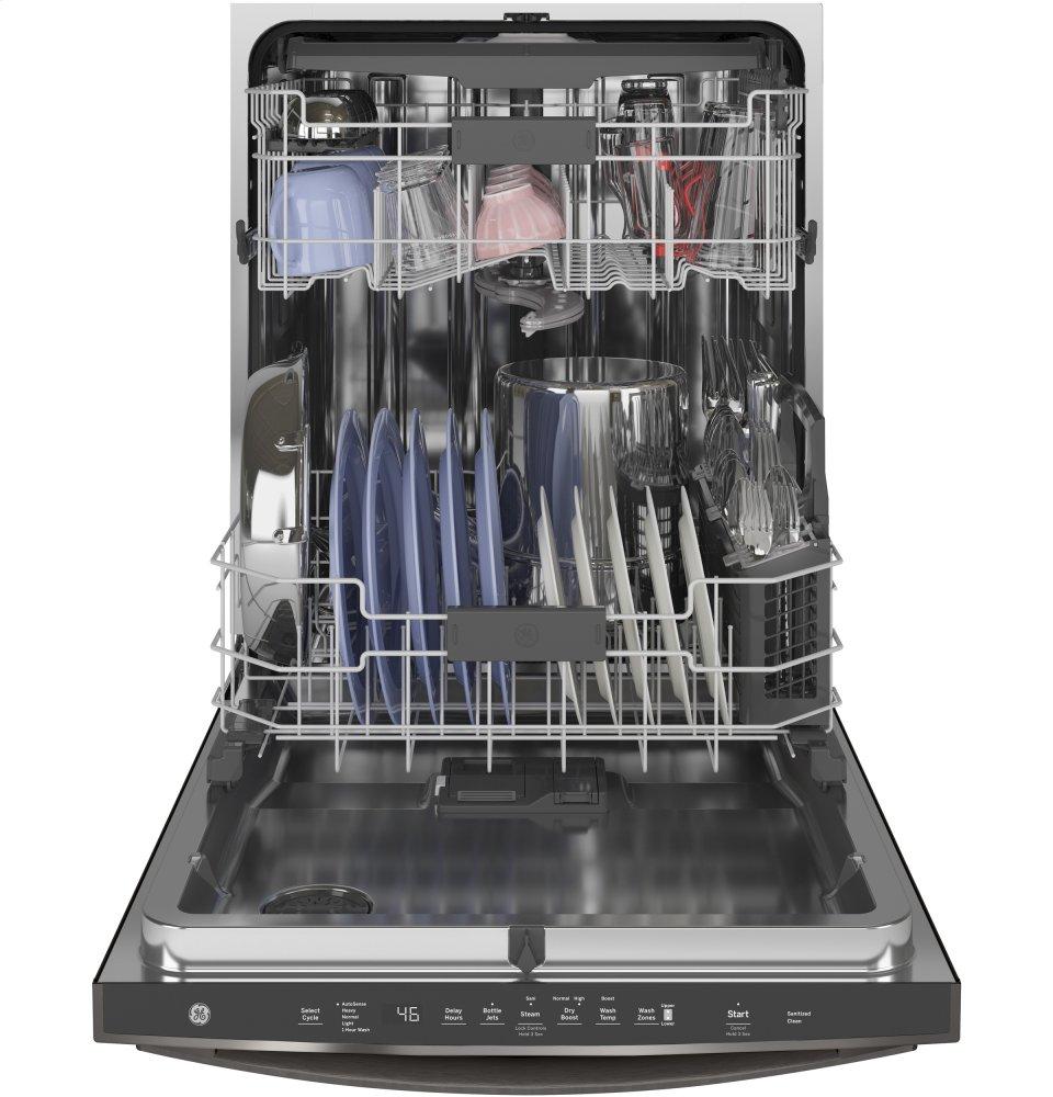 Ge Appliances GDT665SFNDS Ge® Top Control With Stainless Steel Interior Dishwasher With Sanitize Cycle & Dry Boost With Fan Assist