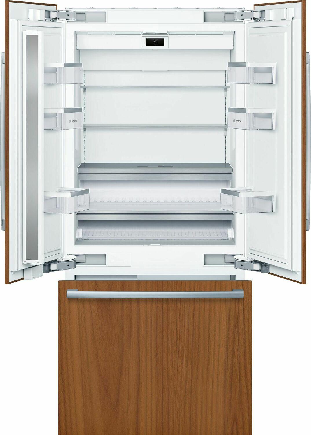 Bosch B36IT905NP Benchmark® Built-In Bottom Freezer Refrigerator 36'' B36It905Np