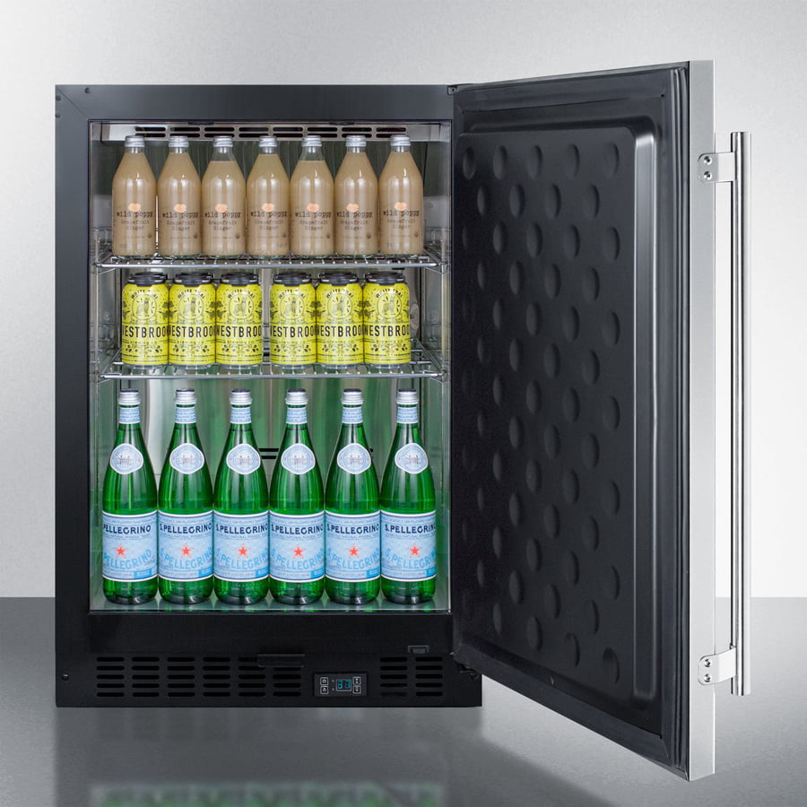 Summit SCR610BLSD 24" Wide Built-In Beverage Center