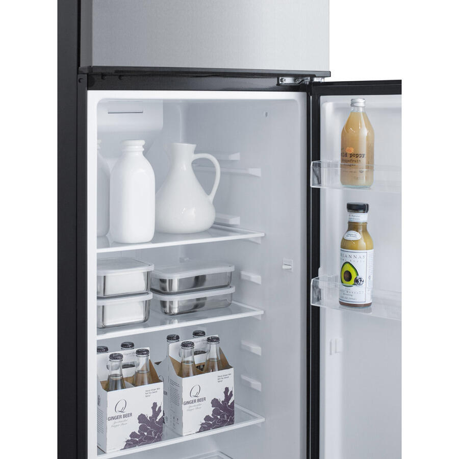 Summit FF923PL 22" Wide Top Mount Refrigerator-Freezer