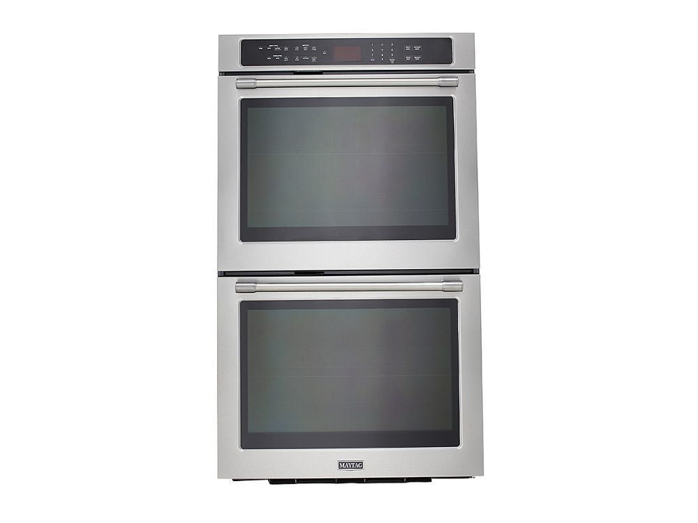 Maytag MEW9627FZ 27-Inch Wide Double Wall Oven With True Convection - 8.6 Cu. Ft.