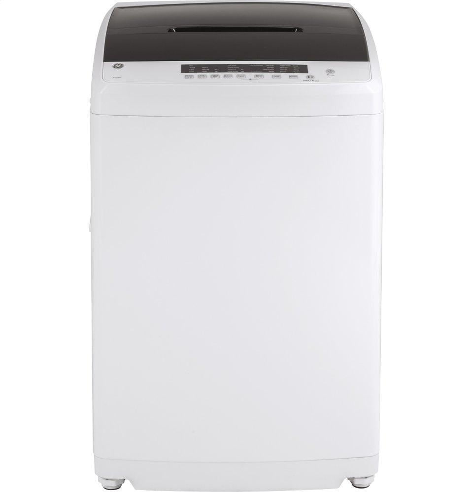 Ge Appliances GNW128SSMWW Ge® Space-Saving 2.8 Cu. Ft. Capacity Stationary Washer With Stainless Steel Basket